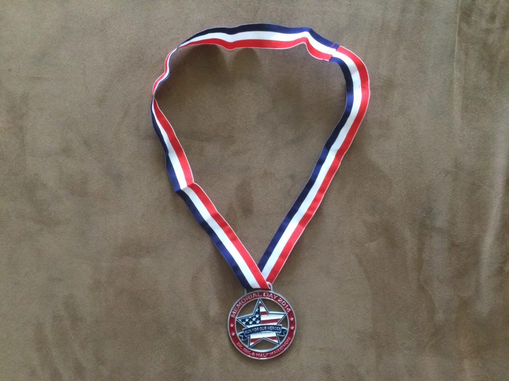 Run For Our Heroes, race medal