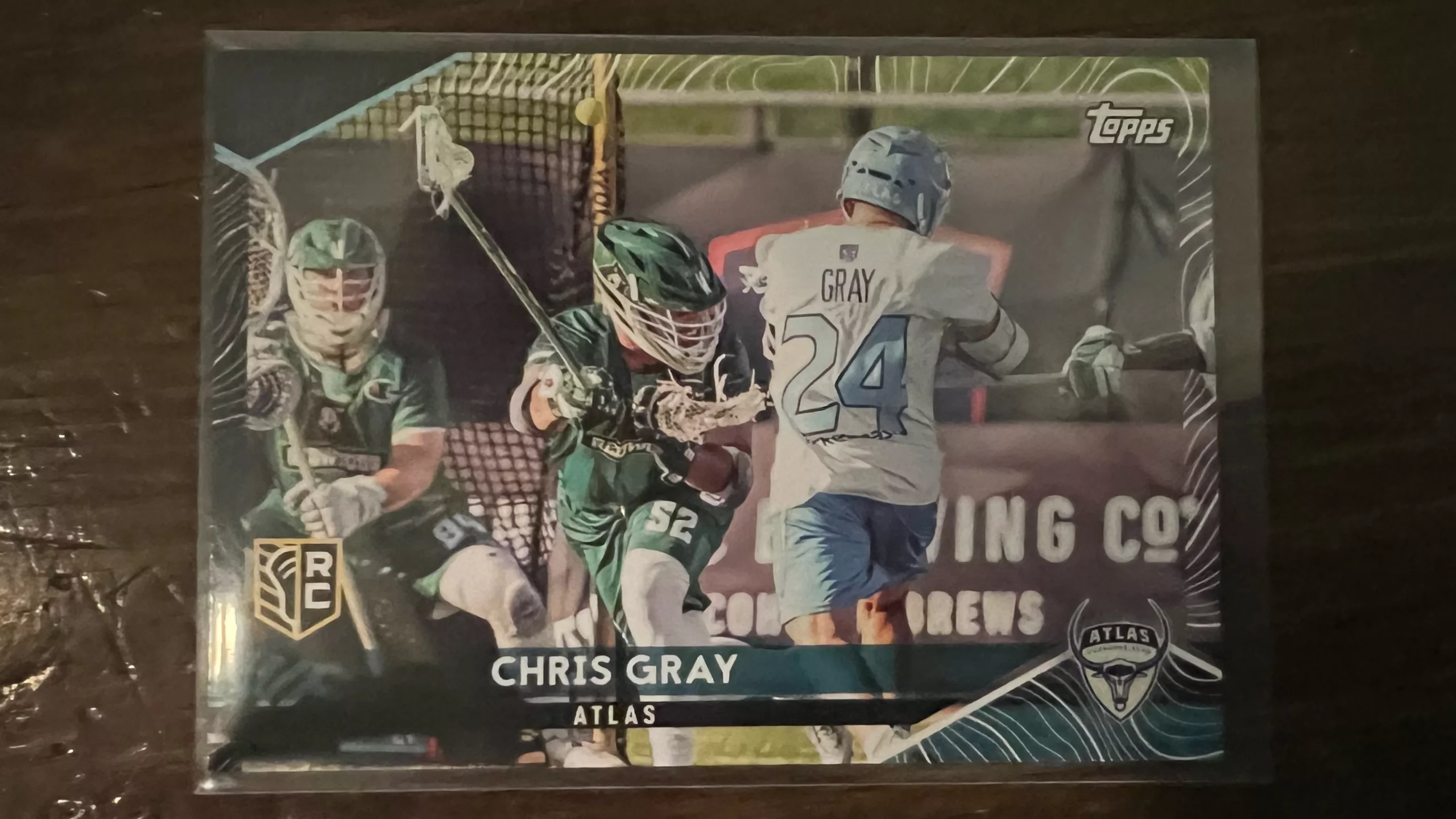 Topps PLL pulls during the PLL Championship Series (including a Chris Gray 1/1!)