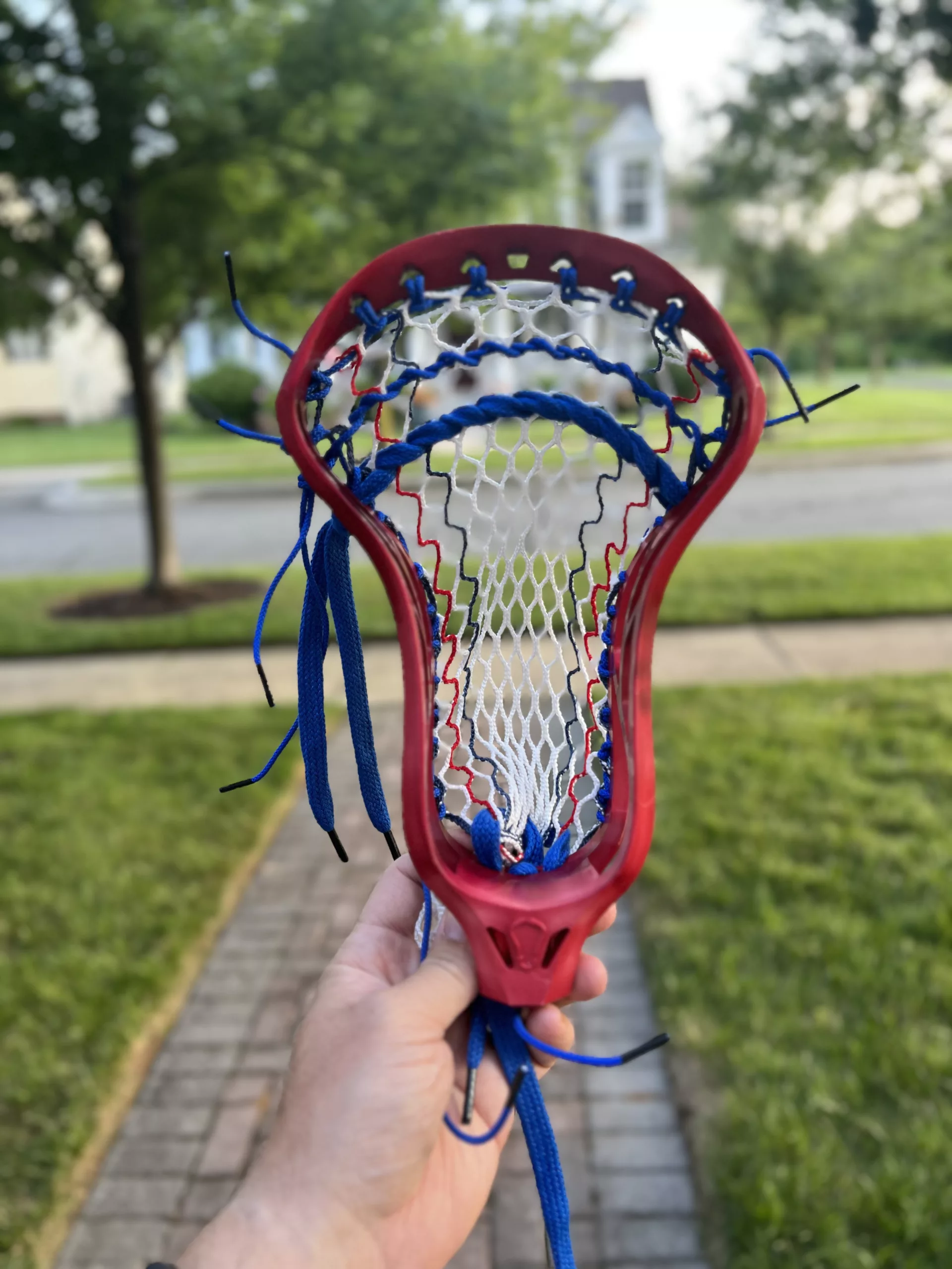 Re-Lax head ECD Mesh and Strings with custom Powell Lacrosse strung head