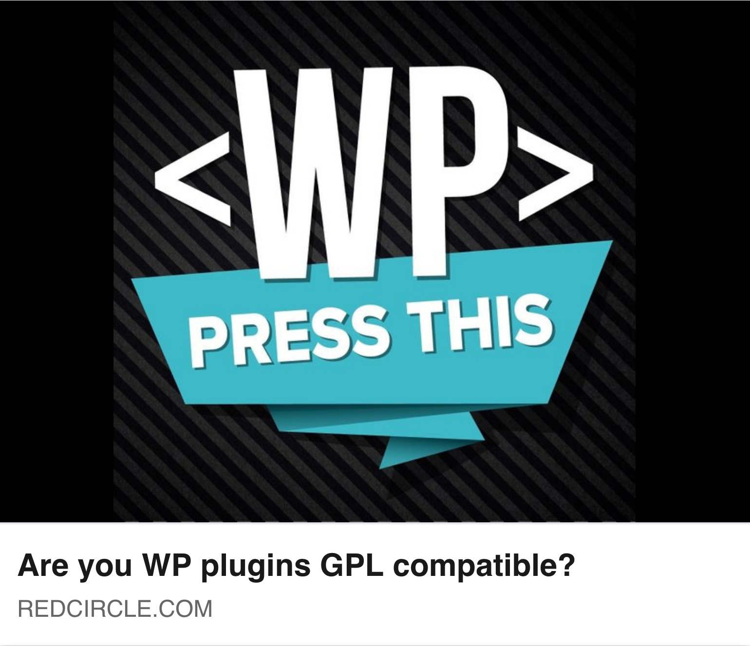 Are your WordPress plugins GPL compatible?