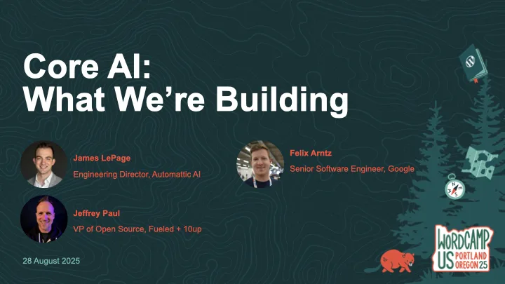 WordCamp US 2025 conference panel