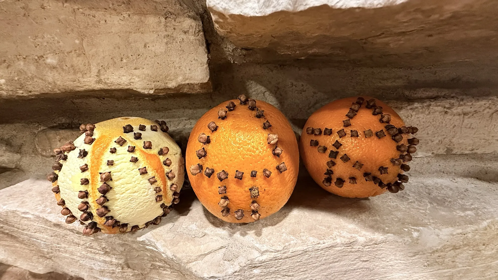 Pomanders on Christmas